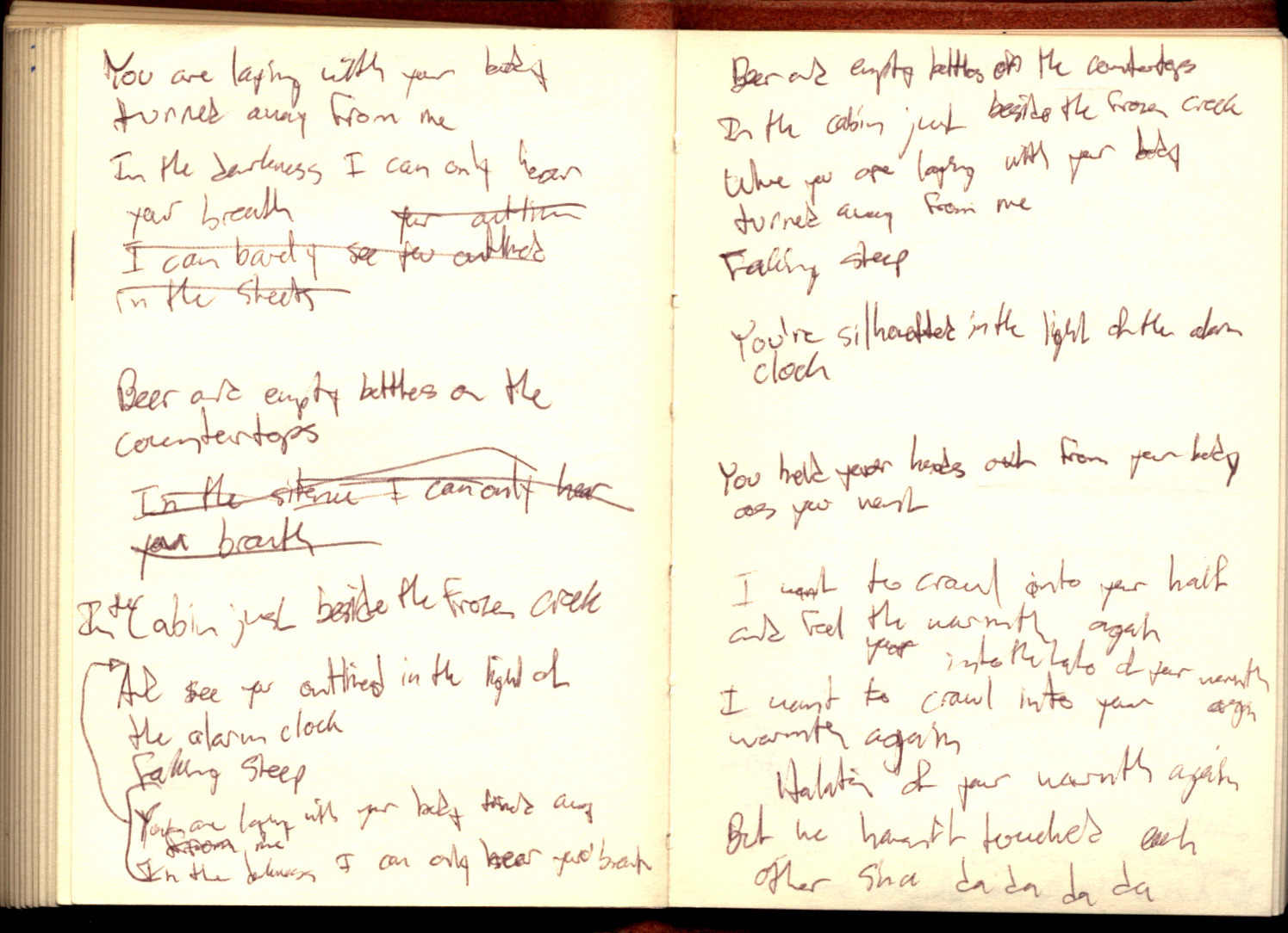 Nightlight Lyrics Sheet 24
